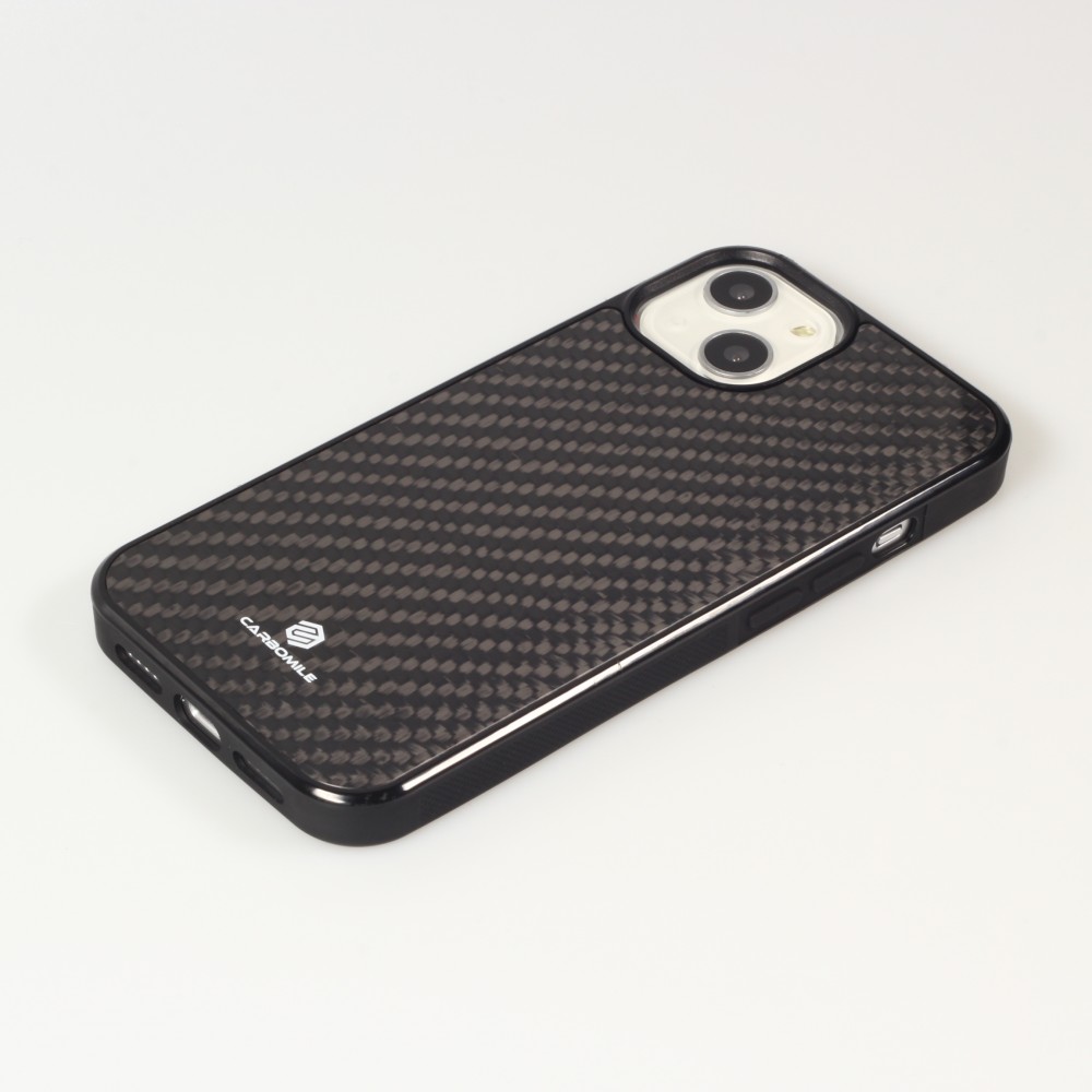 iPhone 15 Plus Case Hülle - Carbomile Carbon Fiber (Kompatibel mit MagSafe)