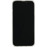 Hülle iPhone 14 - Gummi Bumper Kartenhalter - Transparent