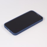 Hülle iPhone 13 mini - Gummi Herz blau