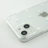 iPhone 13 Case Hülle - Gummi kleines Herz - Weiss