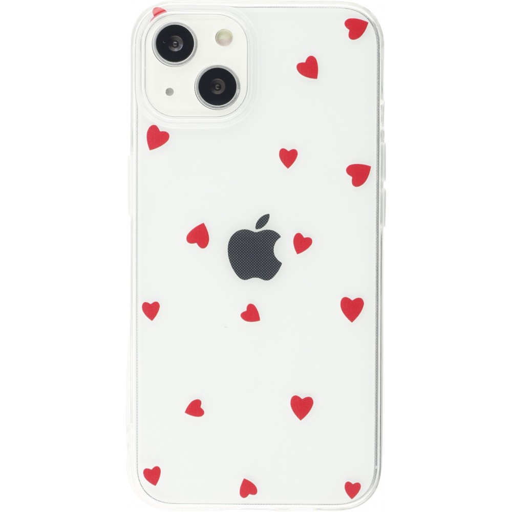 iPhone 13 Case Hülle - Gummi kleines Herz