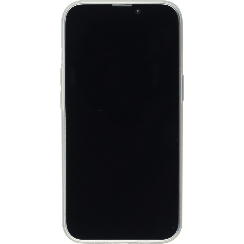 iPhone 14 Case Hülle - Gummi Transparent Silikon Gel Simple Super Clear flexibel