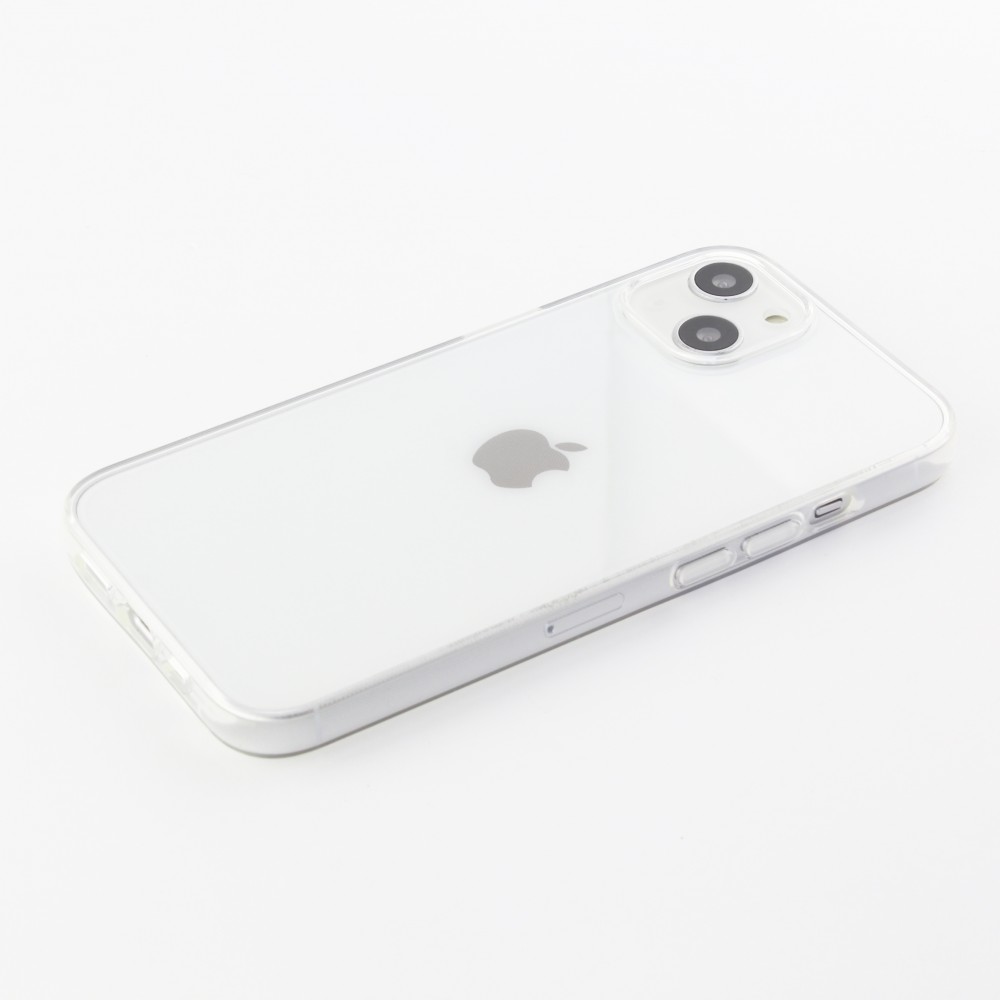 iPhone 14 Case Hülle - Gummi Transparent Silikon Gel Simple Super Clear flexibel