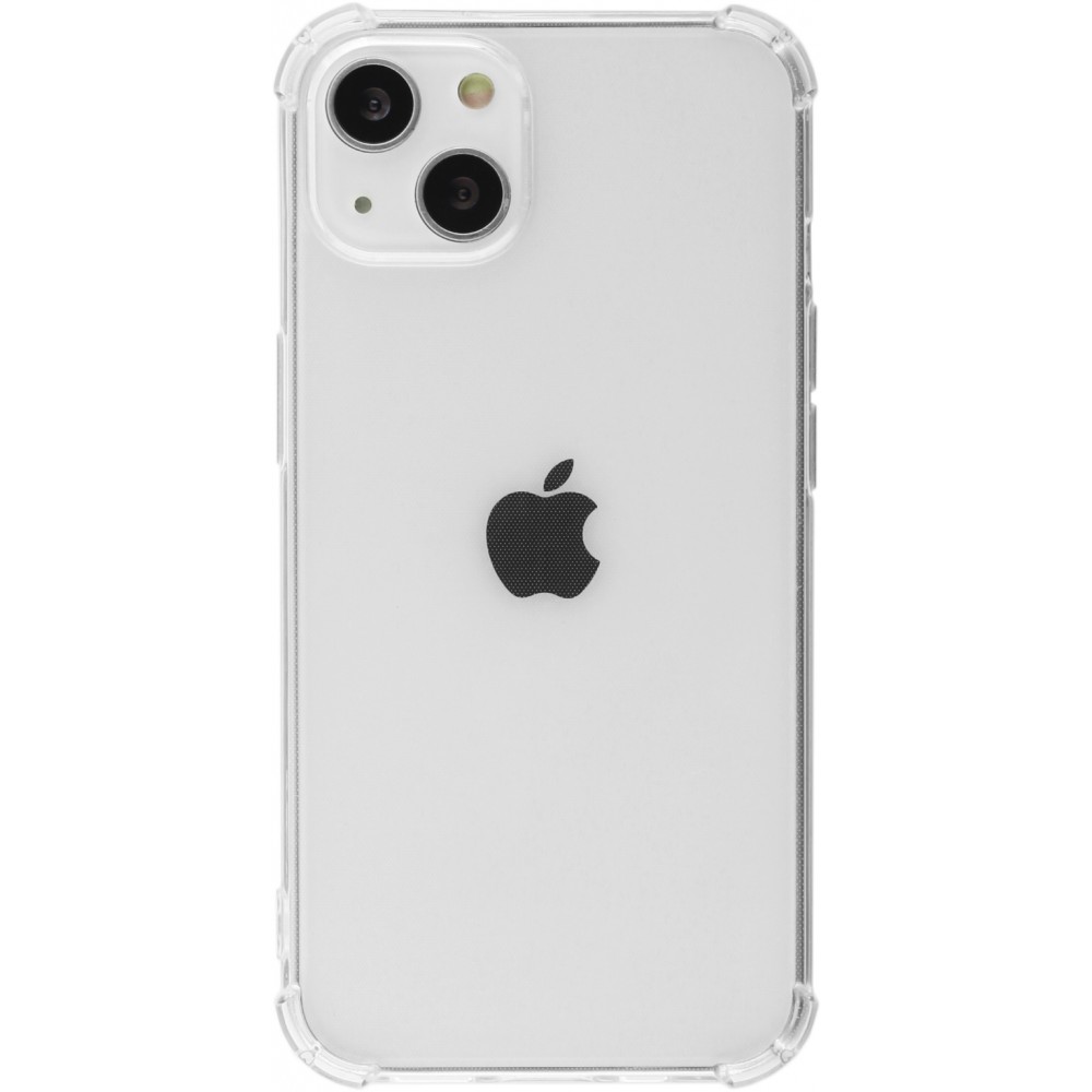 iPhone 14 Case Hülle - Gummi Transparent Gel Bumper mit extra Schutz für Ecken Antischock