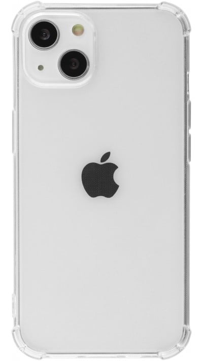 Coque iPhone 14 - Gel Transparent Silicone Bumper anti-choc avec protections pour coins