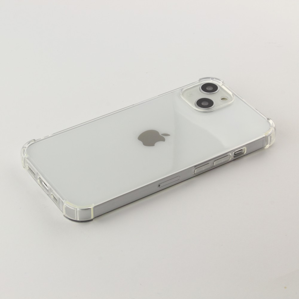 Coque iPhone 13 mini - Gel Transparent Silicone Bumper anti-choc avec protections pour coins