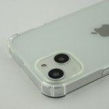 Coque iPhone 13 mini - Gel Transparent Silicone Bumper anti-choc avec protections pour coins
