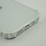 iPhone 14 Max Case Hülle - Gummi Transparent Gel Bumper mit extra Schutz für Ecken Antischock