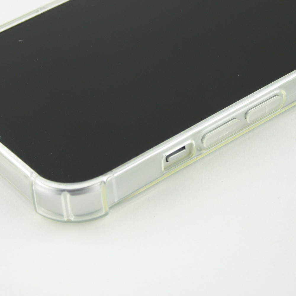iPhone 15 Plus Case Hülle - Gummi Transparent Gel Bumper mit extra Schutz für Ecken Antischock