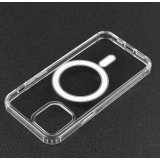 Coque iPhone 15 - Gel transparent compatible MagSafe