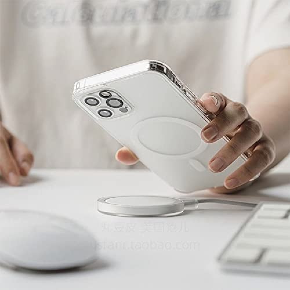 Coque Samsung Galaxy S24 - Gel transparent compatible MagSafe silicone TPU Super Clear