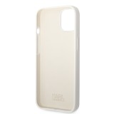 iPhone 13 Case Hülle - Karl Lagerfeld schik silikon Soft-Touch - Weiss