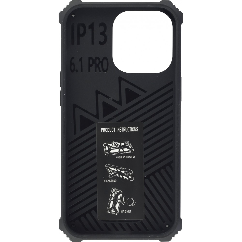 Coque iPhone 13 Pro - Armor Camo - Bleu foncé