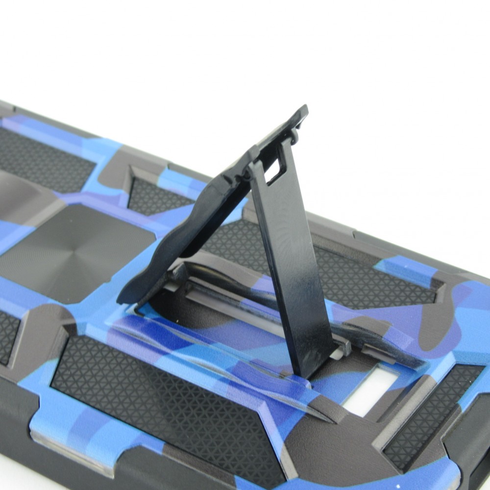 Coque iPhone 13 Pro - Armor Camo - Bleu foncé