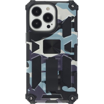 iPhone 13 Pro Max Case Hülle - Armor Camo - Blau grau