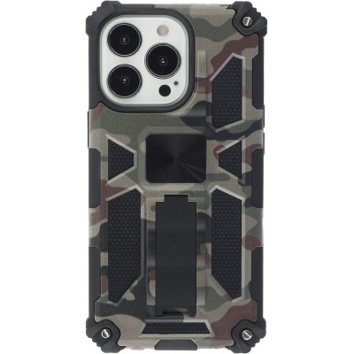 iPhone 13 Pro Case Hülle - Armor Camo - Braun
