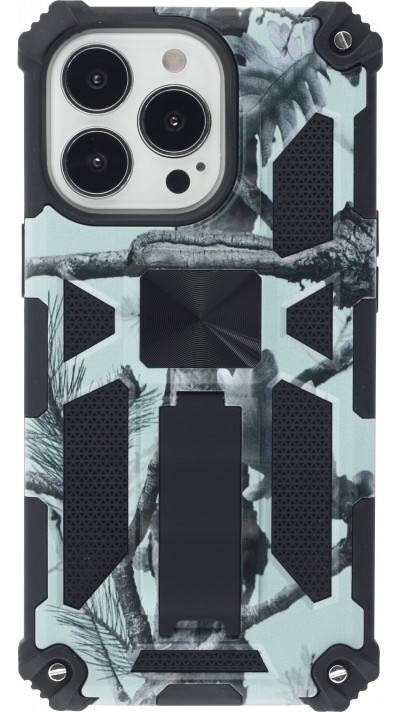 iPhone 13 Pro Case Hülle - Armor Camo jungle - Türkis