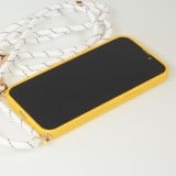 Samsung Galaxy S24+ Case Hülle - Bio Eco-Friendly Vegan mit Handykette Necklace - Gelb