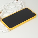 Coque Samsung Galaxy S24 - Bio Eco-Friendly nature avec cordon collier jaune