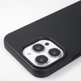 Coque iPhone 14 Pro - Bio Eco-Friendly nature avec cordon collier - Noir