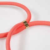 iPhone 14 Pro Max Case Hülle - Bio Eco-Friendly Vegan mit Handykette Necklace - Rot