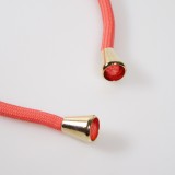 iPhone 14 Pro Max Case Hülle - Bio Eco-Friendly Vegan mit Handykette Necklace - Rot
