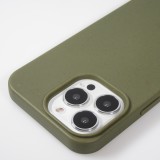 Coque iPhone 13 Pro Max - Bio Eco-Friendly nature avec cordon collier - Vert foncé