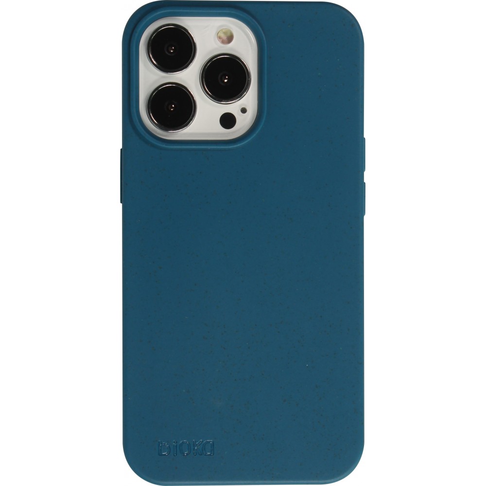 Coque iPhone 13 Pro Max - Bioka biodégradable et compostable Eco-Friendly - Bleu