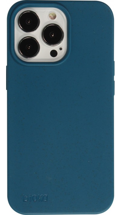 Coque iPhone 14 Pro - Bioka biodégradable et compostable Eco-Friendly - Bleu