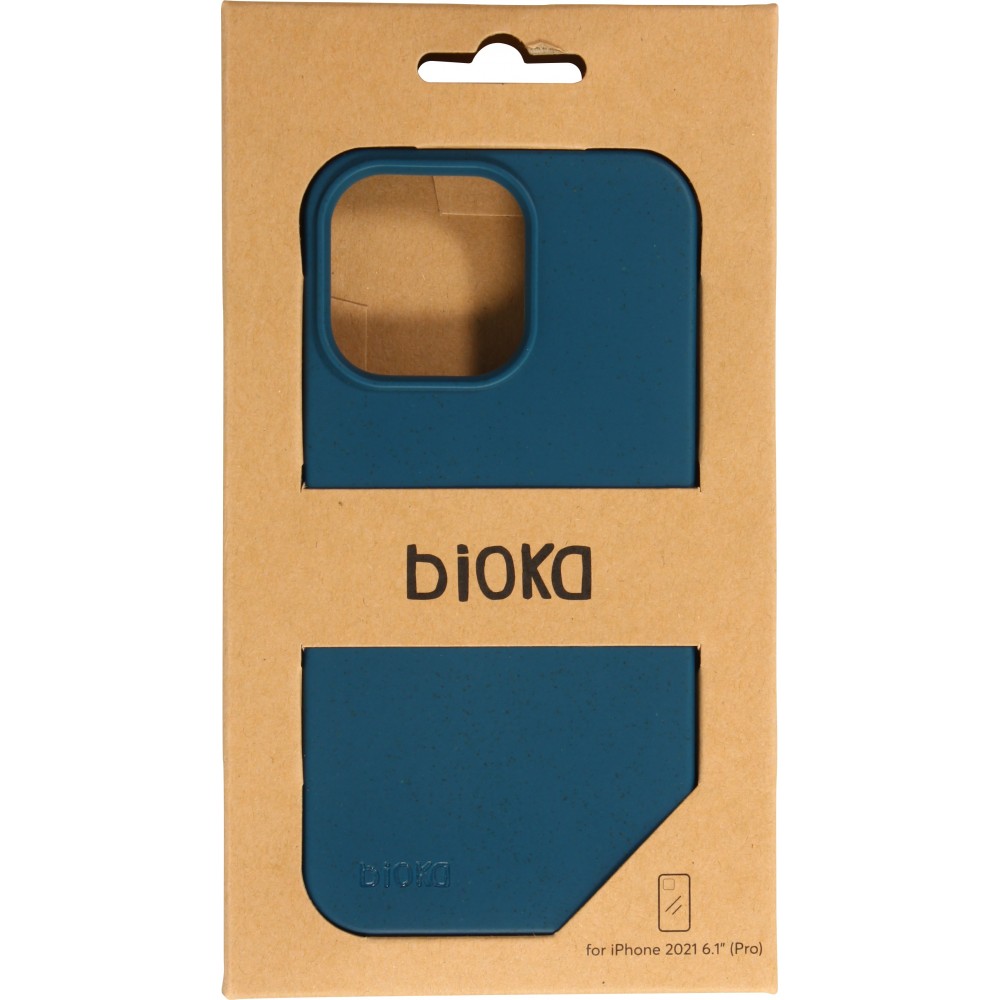 iPhone 13 Pro Max Case Hülle - Bioka Biologisch Abbaubar Eco-Friendly Kompostierbar blau