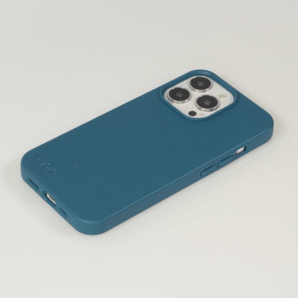 Hülle iPhone 14 Pro - Bioka Biologisch Abbaubar Eco-Friendly Kompostierbar blau