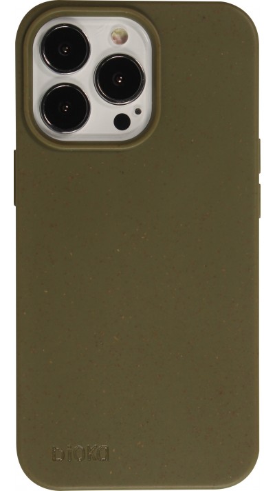 Coque iPhone 14 Pro - Bioka biodégradable et compostable Eco-Friendly - Vert foncé