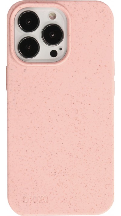 Coque iPhone 14 Pro Max - Bioka biodégradable et compostable Eco-Friendly - Rose