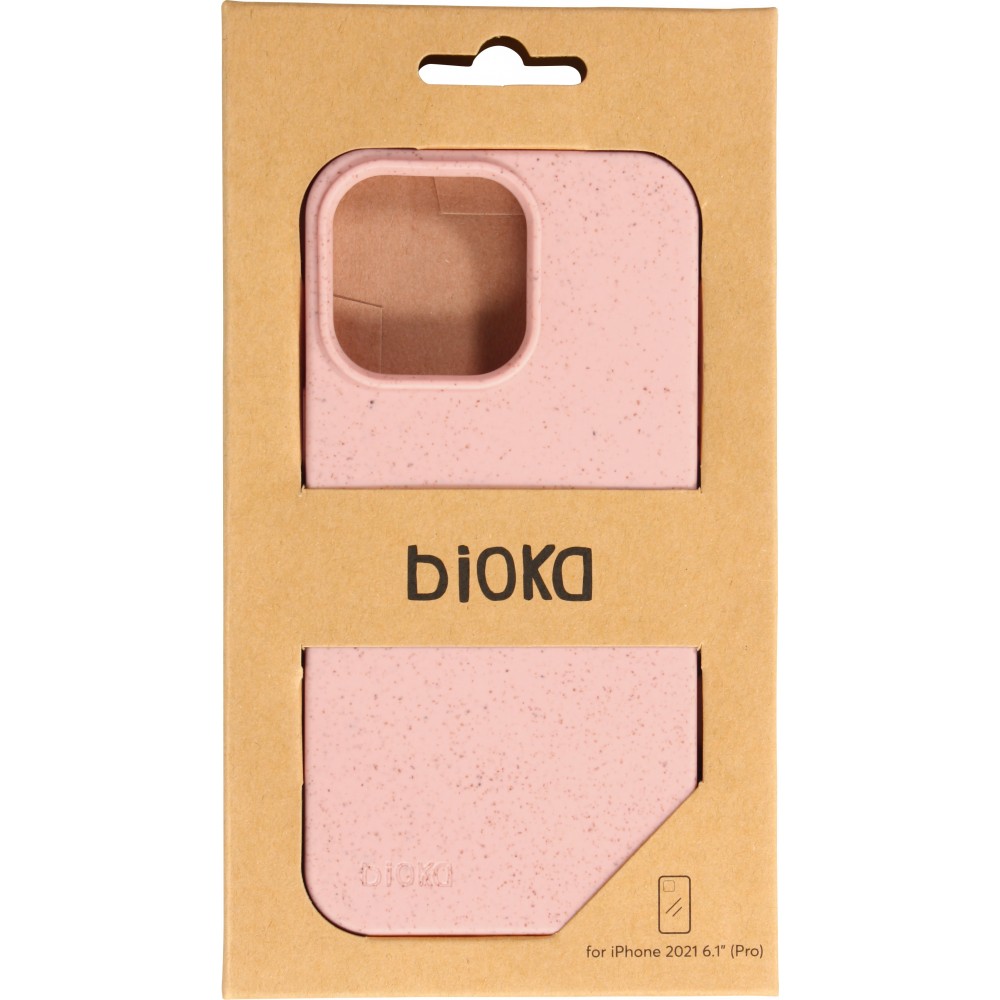 Coque iPhone 13 Pro Max - Bioka biodégradable et compostable Eco-Friendly - Rose