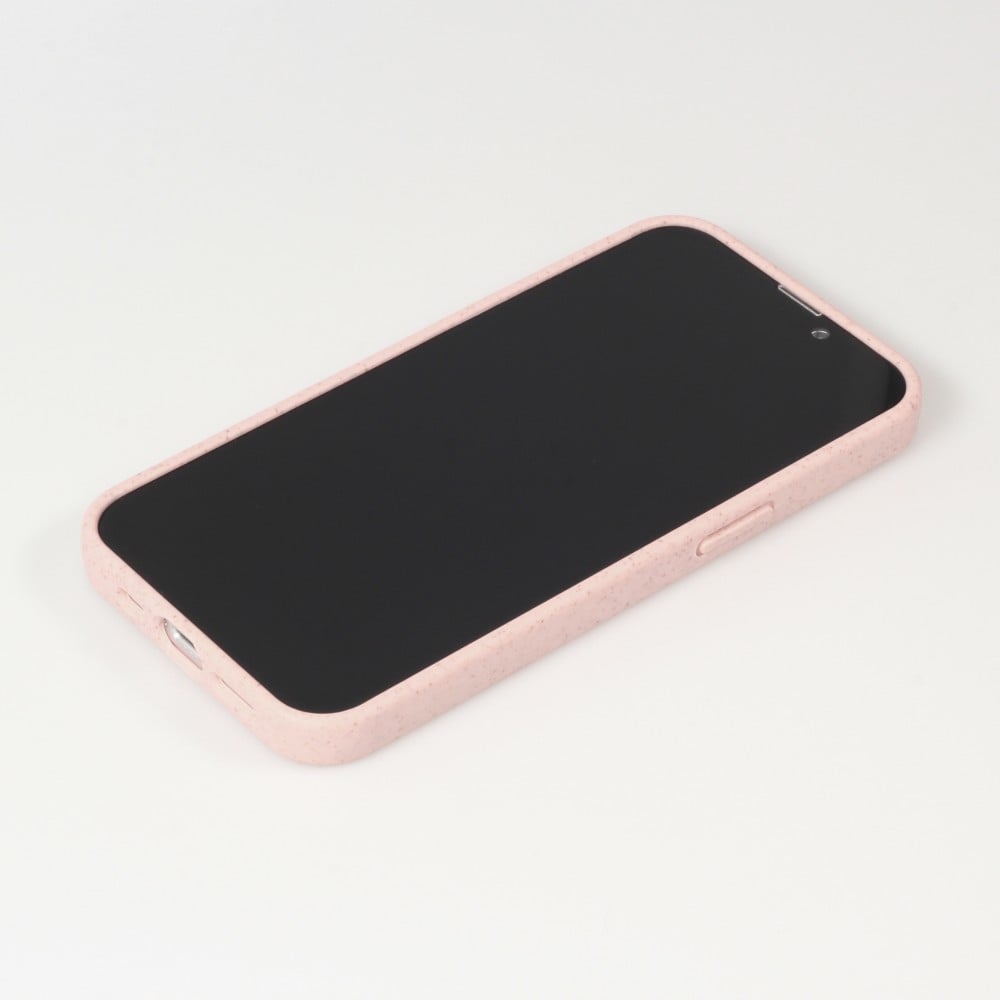 Coque iPhone 14 Pro - Bioka biodégradable et compostable Eco-Friendly - Rose