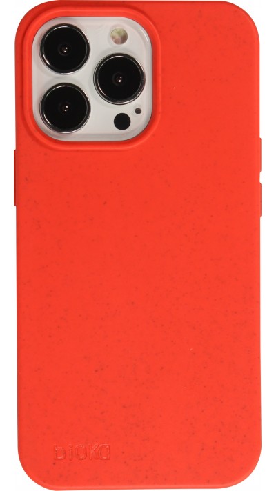 Coque iPhone 14 Pro Max - Bioka biodégradable et compostable Eco-Friendly - Rouge