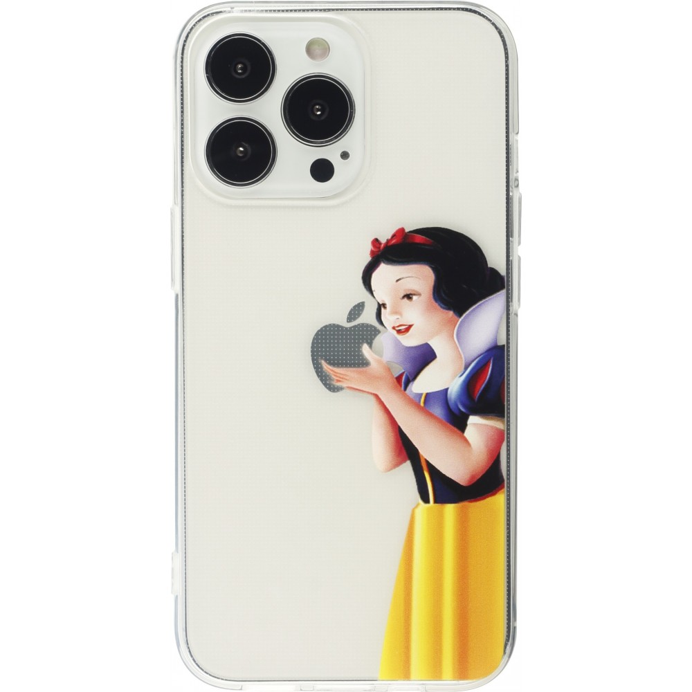 Coque iPhone 14 Pro - Gel cartoon Blanche neige