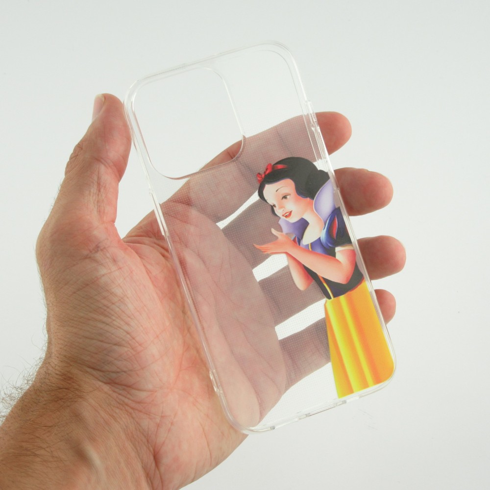 Coque iPhone 14 Pro - Gel cartoon Blanche neige