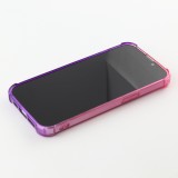 Coque iPhone 15 Pro - Bumper Rainbow Silicone anti-choc avec bords protégés -  rose - Violet