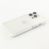 Coque iPhone 13 Pro Max - Bumper Stripes - Blanc