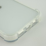 Coque iPhone 13 Pro Max - Bumper Stripes - Blanc