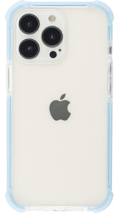 Coque iPhone 13 Pro Max -  Bumper Stripes - Bleu