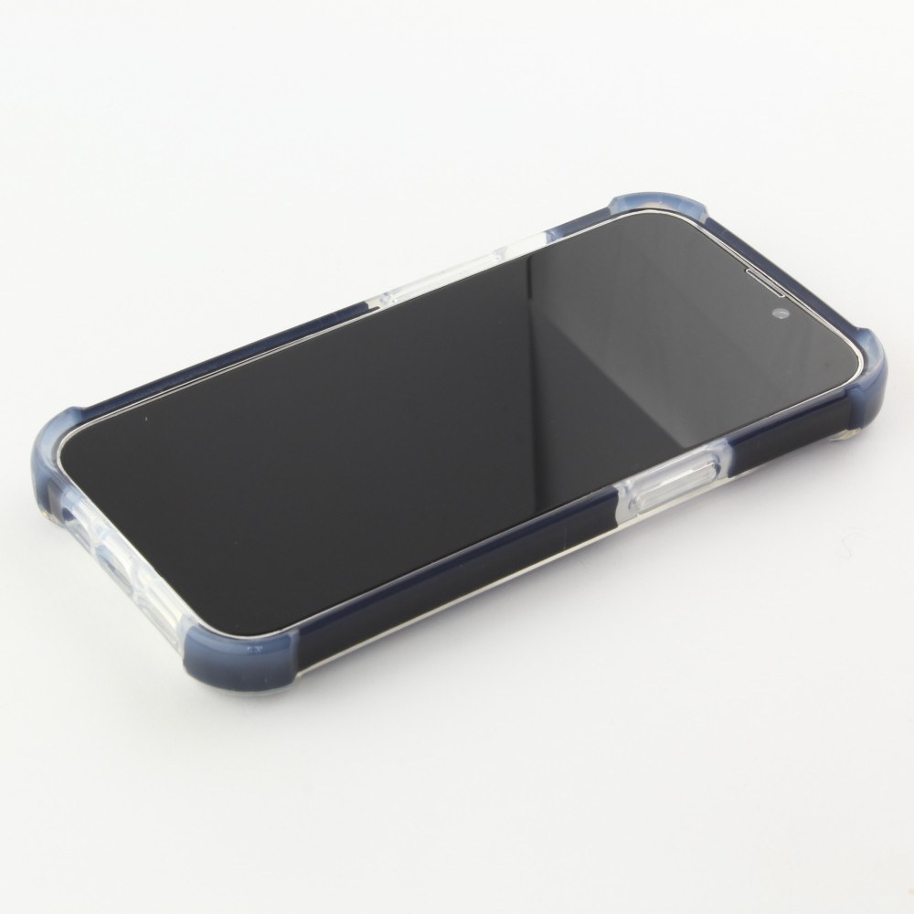 Coque iPhone 13 Pro Max - Bumper Stripes - Noir