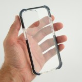 Coque iPhone 13 Pro Max - Bumper Stripes - Noir