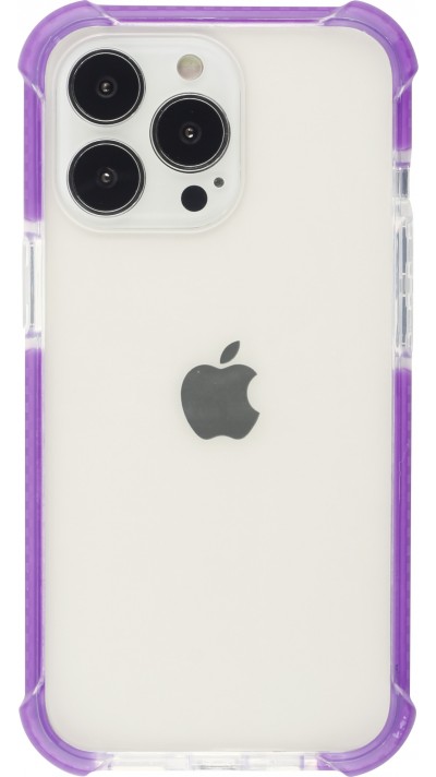 iPhone 13 Pro Case Hülle -  Bumper Stripes - Violett