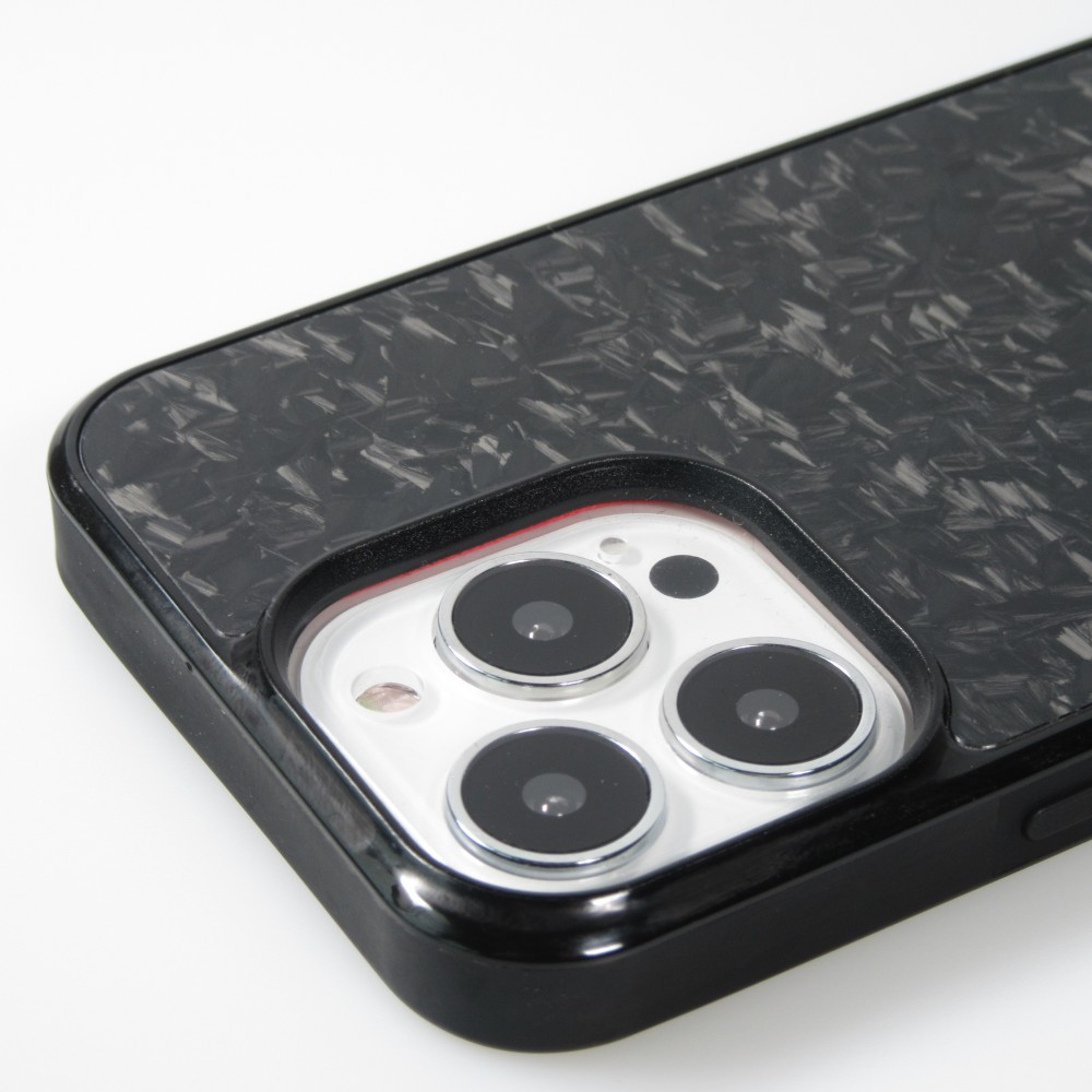 iPhone 14 Pro Case Hülle - Carbomile Forged Carbon (Kompatibel mit MagSafe)