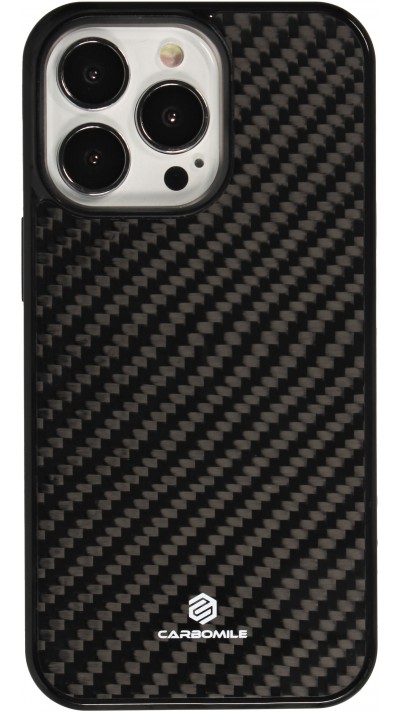 iPhone 14 Pro Case Hülle - Carbomile Carbon Fiber (Kompatibel mit MagSafe)