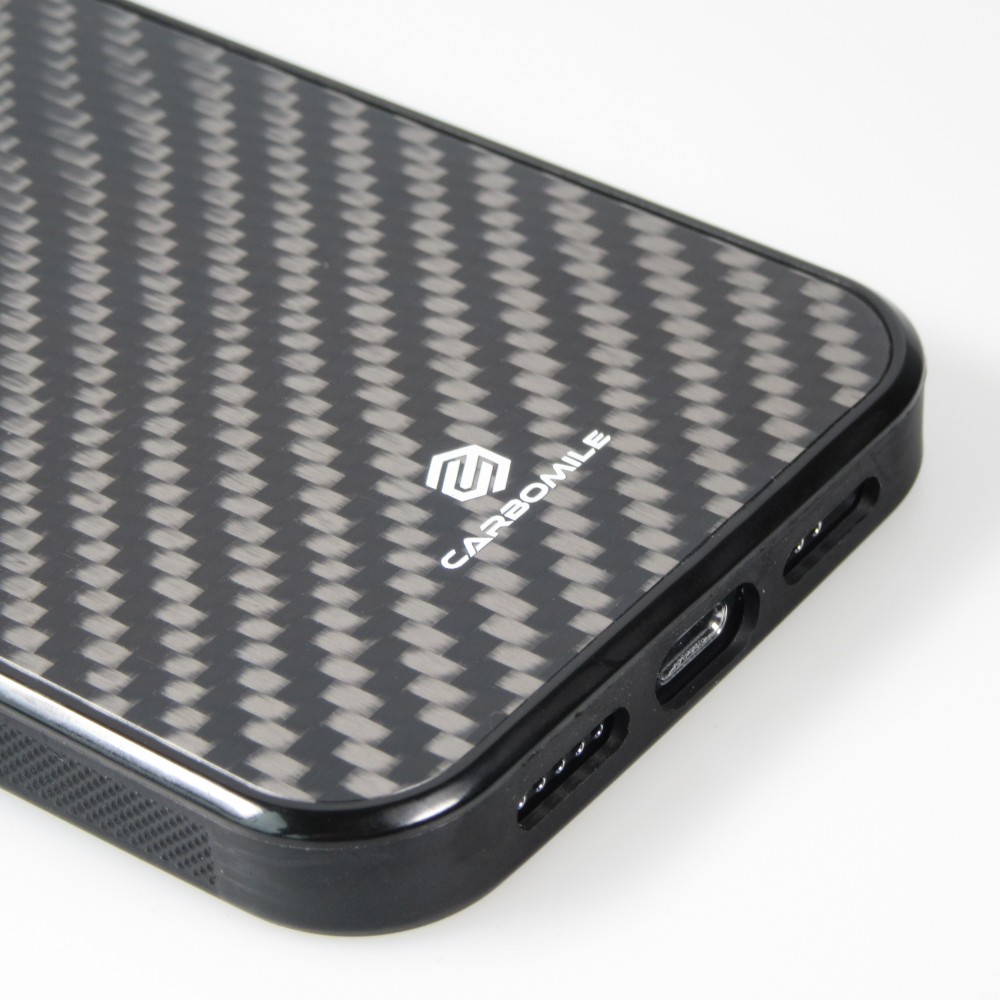 iPhone 14 Pro Case Hülle - Carbomile Carbon Fiber (Kompatibel mit MagSafe)