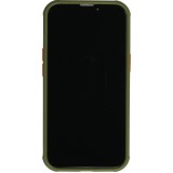 Coque iPhone 13 Pro - Dual Tone Bumper Mat Glass - Kaki