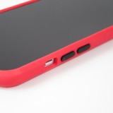 Coque iPhone 13 Pro Max - Dual Tone Bumper Mat Glass - Rouge